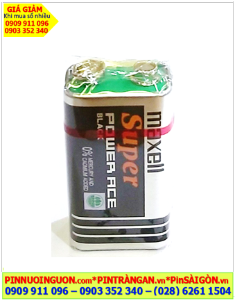 Pin Maxell 6F22(AB) ; Pin 9v vuông Maxell 6F22(AB) Super Power ACE chính hãng 